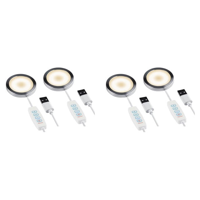 Kit de 4 Lámparas LED para Impresora 3D, para A1/A1mini/P1S/P1P/X1C, 5 V, Alimentación USB, 3 Temperaturas de Color Ajustables.