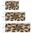 thumbnail image 2 of Farmhouse Kitchen Rugs Sets 3 Piece with Runner Soft Kitchen Floor Mat Black Brown Blue Diamond Patchwork Rugs Kitchen Carpet and Rugs Non Slip Washable for Bathroom Entryway Front Door Laundry, 2 of 5