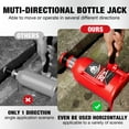 thumbnail image 3 of JACK BOSS Bottle Jack 20 Ton Muti-Directional Welded Bottle Jack, Use for Car, Truck, 40,000lb, 3 of 6