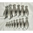 thumbnail image 3 of Stellar Bank 3/4 Ounce Sinker Fishing Weights (100 Pack), Fishing Sinkers for Saltwater Freshwater Fishing Gear Tackle, Bullet Weight, 3 of 5