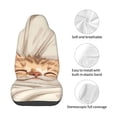 thumbnail image 4 of Rateoe Sleeping Cat In Blanket Print Car Seat Cover,Elastic Car Seat Protector,Washable Durable Automotive Seat Cover Car Interior Accessories, 4 of 5