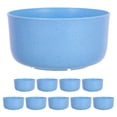 thumbnail image 1 of KAKOWELY bowl plastic 10pcs Plastic Bowl For Home Use Daily Dining Reusable And Multi-Functional Plastic Cereal Bowl Accessory For Soup And Rice4.53"X4.53"X2.32", 1 of 5