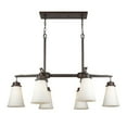 thumbnail image 2 of 2699-06-32-Forte Lighting-Ursa - 6 Light Oval Chandelier-24.75 Inches Tall and 26 Inches Wide, 2 of 2