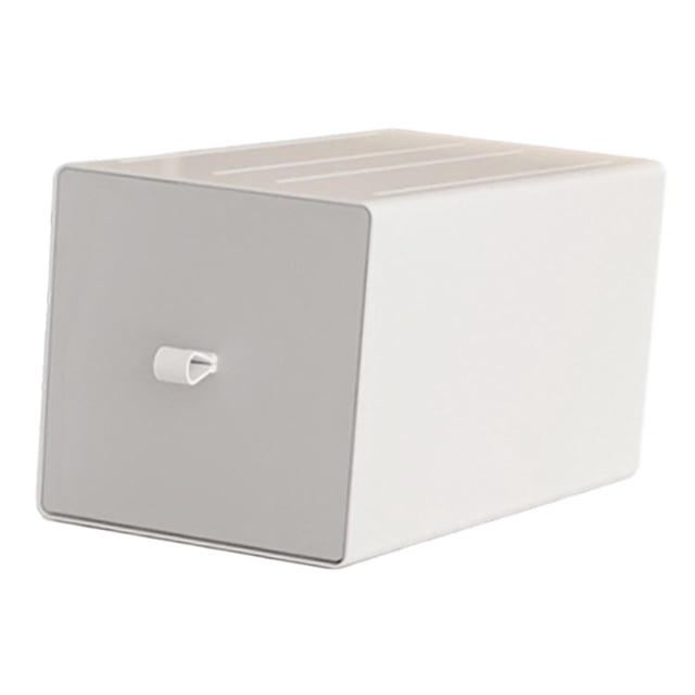 Caja de almacenamiento de escritorio apilable, minimalista, multiusos, resistente al desgaste. 20 cm x 10 cm x 10 cm