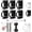 6pcs-b, variant on Universal Adhesive 360° Rotating Hanging Ring (6PCS-W) |, Multi-Function Retractable Hook, Towel Bar, Curtain Rod Bracket