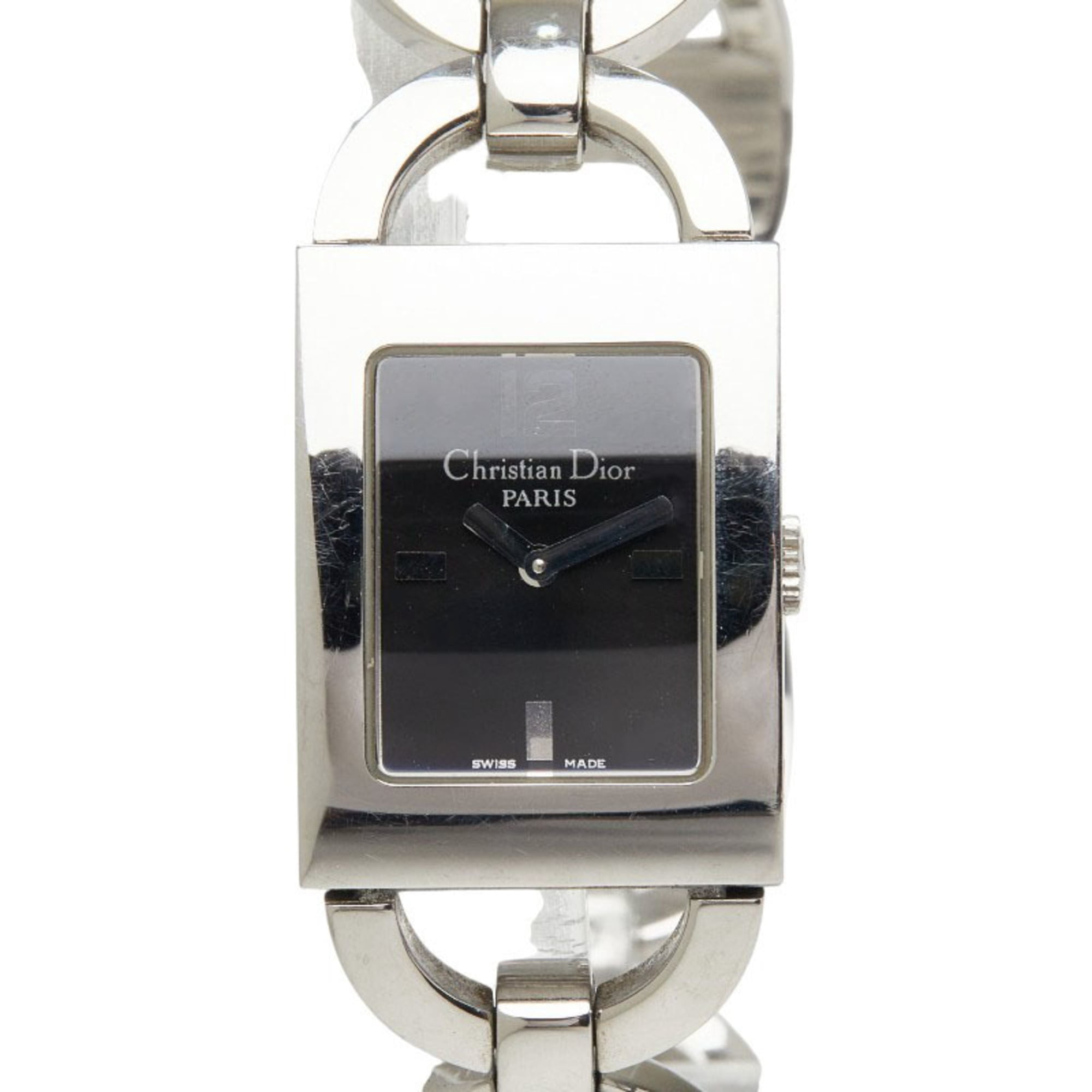 Dior Bakira Stainless Steel Silver Quartz Analog Display Black Dial Watch Dior Women main image 3