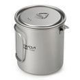 thumbnail image 2 of Copa de titanio Lixada Ligero Titanio 3 Piezas Juego Titanio 750 ml Olla 350 ml Taza de agua Taza co Lixada Copa de titanio, 2 of 7