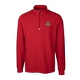 thumbnail image 2 of Men's Cutter & Buck Red Toledo Mud Hens Traverse Stretch Quarter-Zip Pullover Top, 2 of 3