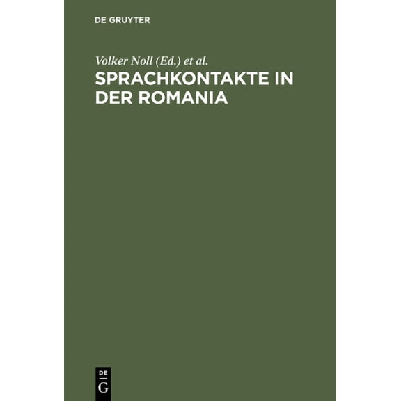 Sprachkontakte in der Romania, (Hardcover)