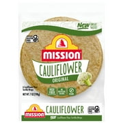 Mission Cauliflower Flour Tortilla Wraps, 7 oz, 6 Count