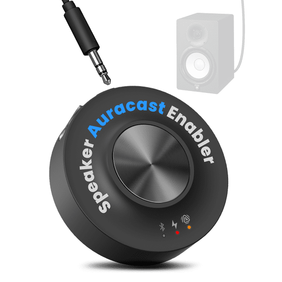 Avantree AuraLink – Future-Proof Auracast & Classic Bluetooth Receiver for Speakers & Audio System, 328ft Long Range