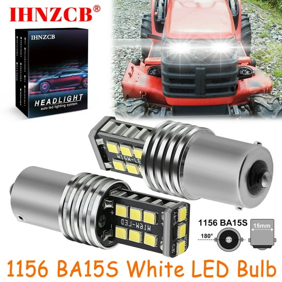 IHNZCB for Kubota Bx1500 Bx1830 Bx2230 Bx23d Headlight Bulbs 2x Led Light Bulbs Kit
