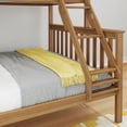 thumbnail image 6 of Max & Lily Solid Wood Twin XL over Queen Bunk Bed for Kids, Pecan, 6 of 13