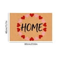 thumbnail image 4 of Sentmoon Valentine Day Decor Dining Table Decor Valentines Day Welcome Doormat Red and P-ink Heart Sweet Rug Loves Indoor Outdoor Entrance Home Front Porch Rugs Decoration Supplies Heart, 4 of 7