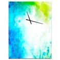 thumbnail image 1 of DesignArt Abstract Watercolor Art Large Wall Clock, 1 of 2