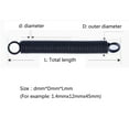 thumbnail image 2 of 2 Piece Manganese steel tension spring 1.5mm x 10mm x 60 mm, 2 of 5