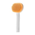 thumbnail image 3 of Oval Pet Slicker Brush with Stainless Steel Pins, Cat Head Design Deshedding Comb for Detangling Dog Fur, Grooming Tool, 1 Pack 7 Inch Green, 3 of 3