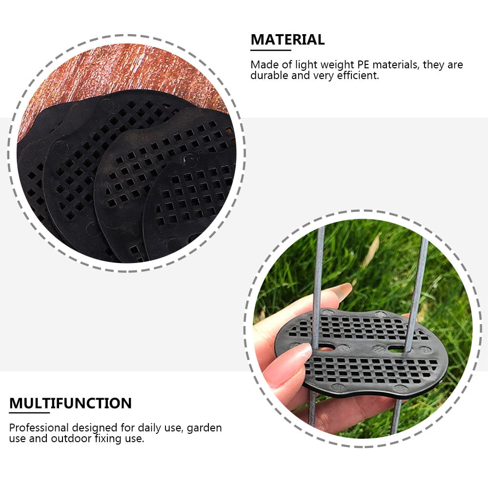 400Pcs Landscape Staple Gasket Landscape Staples Washer Landscape Gasket Garden Stakes Gasket for Outdoor Weed Barrier Fabric Yard Tent