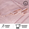 thumbnail image 6 of Casa Lino 4Pc Premium Bath Towels (54" x 27") - 100% Cotton, 400GSM, Ultra Soft & Absorbent (Blush), 6 of 6