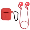 thumbnail image 1 of Para Airpods Auriculares inalámbricos Caja de auriculares Funda de silicona portátil Cubierta a prueba de polvo Carcasa a prueba de golpes Jumpingount PJ6131-02, 1 of 2