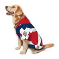 thumbnail image 3 of Dominican Republic Flag Dog Hoodie Pet Coat for Medium and Large Dogs Daily Use Large, 3 of 7