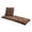 Brown, variant on Thick Window Bench Seat Cushion, High Density Foam Non Seat Pad, Soft Breathable Indoor Outdoor Bench Cushion for Window Seat Entryway Piano Bench