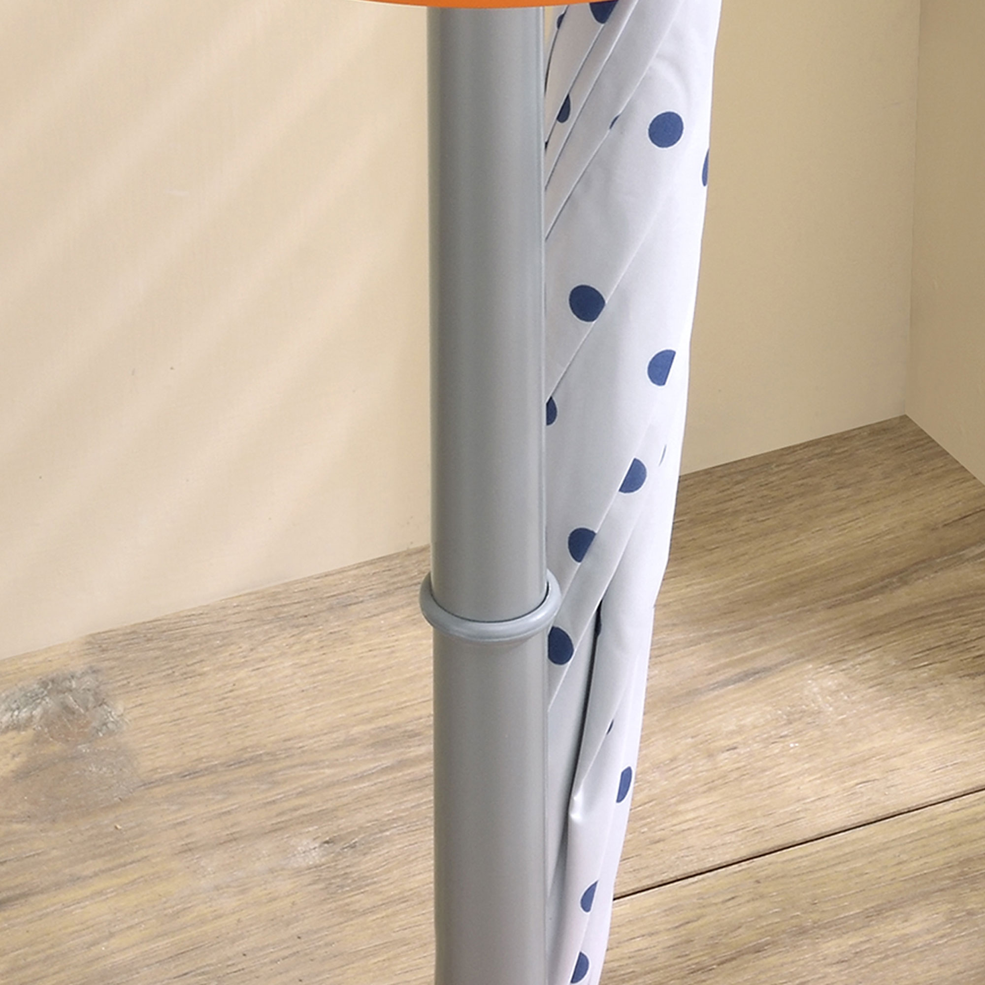 Kings Brand Furniture Bromna Umbrella Stand Rack – Free-Standing Orange Holder for Entryway & Home Organization