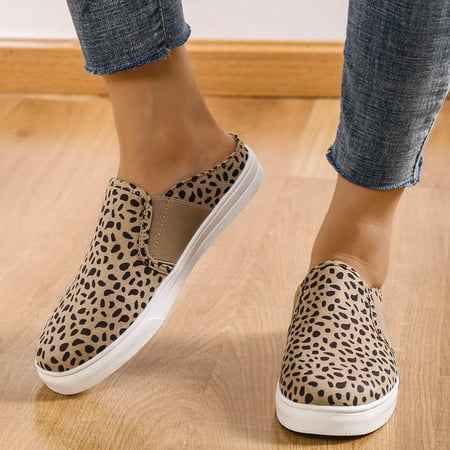 

Cathalem inside Slippers Women Slip On Shoes For Women Canvas Shoes Outdoor Half Support Casual Shoes Comfortable Light Weight Shoes Khaki 7.5