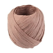 hoksml Home Decor Raffia String, 20m Raffia Ribbon for Wrapping Packing Birthday Gift Hamper & Box