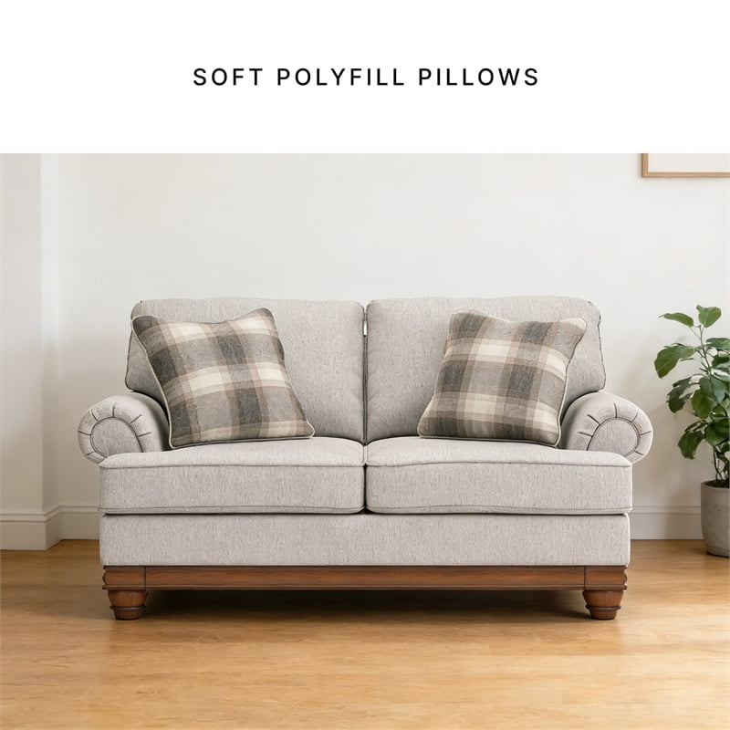 Signature Design by Ashley Stoughton Beige Loveseat