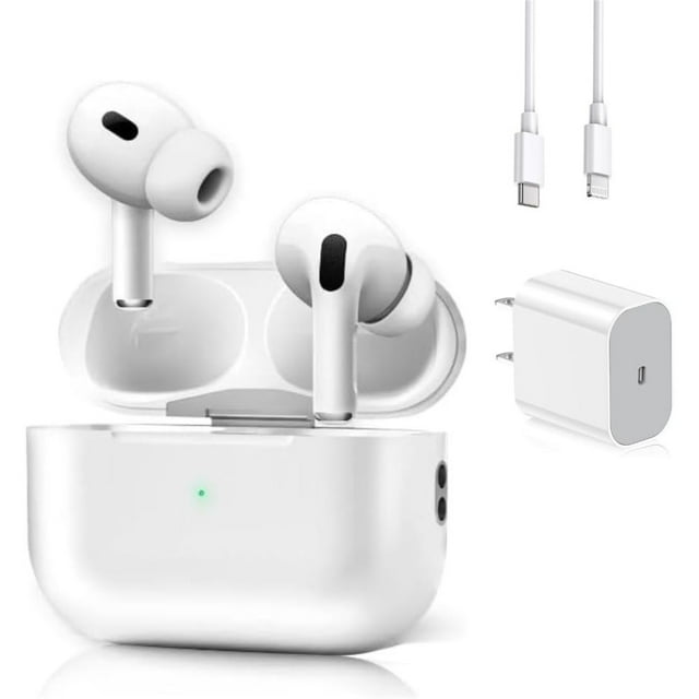 Audífonos Inalámbricos con Estuche de Carga, Cubo de 35W y Cable, Compatibles con Dispositivos Android y Otros Sistemas