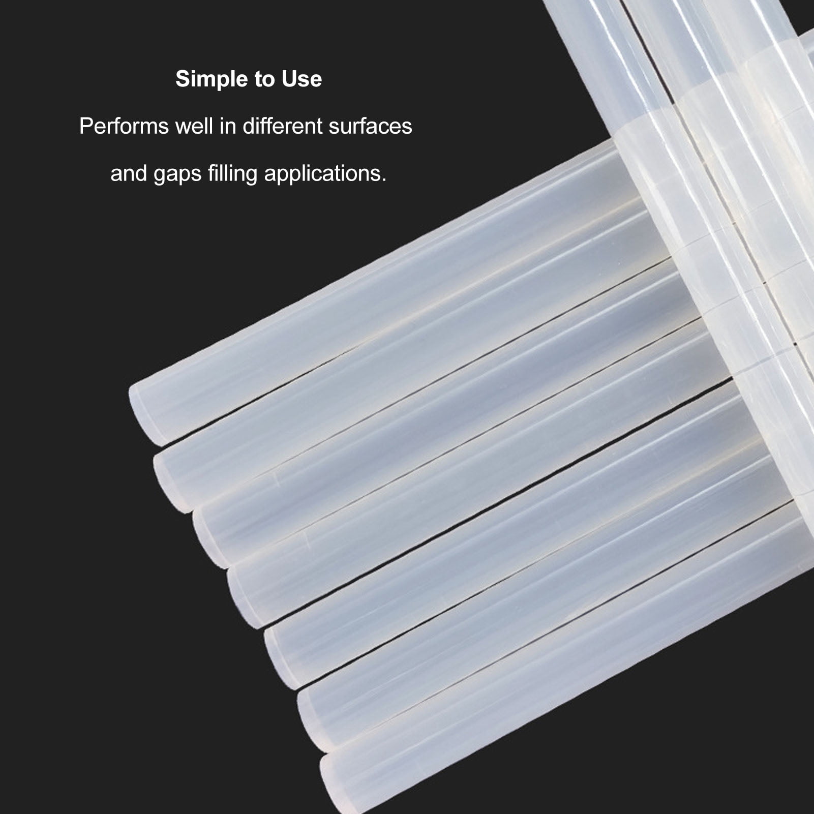 Riousery 34-Piece Hot Melt Glue Stick Set, High Viscosity Clear EVA Bars, 0.43 x 11.81 inches (11 x 300mm), Universal Fit for DIY Crafts, Home Repairs & Toy Equipment Maintenance