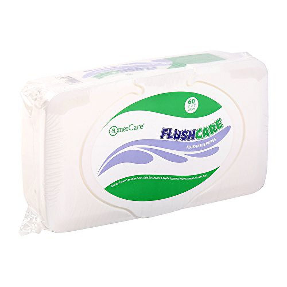 AmerCare 9 Inch x 11 Inch Spunlace Personal Care Wipes, Case of 540 wipes