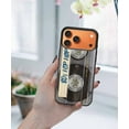 thumbnail image 5 of WIRESTER Shockproof Soft Rubber Cover Case for Apple iPhone 17 Pro Max 6.9" 2025, Retro Clear Cassette Tape Hip Hop, 5 of 5
