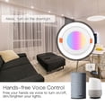 thumbnail image 4 of Bearachild Foco LED Downlight Personalización Control de voz Flexible 7W RGB Lámpara que cambia de color Ajuste de aplicación Luz cálida y fría Trabajo Iluminación y accesorios Tipo 2 Bearachild HA064926-02, 4 of 6