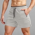 thumbnail image 2 of Men's Running Shorts with Zipper Pockets Gym Athletic Workout 5" Shorts for Men, 2 of 5