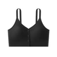 thumbnail image 2 of YYV Comfortable Front Closure Bra Comfortable Front-Clip Shockproof Sports Bra Casual Leisure Secure Buckle Design Breathable Stretch Fabric Anti-Bounce Removable Pads Comfortable Support for, 2 of 5