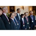 thumbnail image 2 of President Barack Obama Stands With 2010 National Medal Of Science Recipients. From Left History, 2 of 2