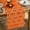 A004- D, variant on Halloween Table Decorations, Halloween Pumpkin Decor, Halloween Table Runner, Dining Table Runner, 37X13 Inch 1Pc 3D White Pumpkin Pattern Halloween Fabric Runner, Soft Knitted