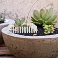 thumbnail image 3 of FONDOTIN 1Set Mini Fence for Mini Garden Decoration Square Shape Wood Iron Composite, 3 of 7