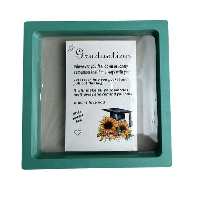 Pocket Hug Card For Graduation, Congrat Grads Pocket Hug Back Card, Blank Backing Token, Pocket Hug For Pocket Card Hug G1U9