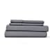 thumbnail image 3 of Linen Market Ultra Soft Easy Care Microfiber 16" Deep Pocket Basic 3 Piece Bed Sheet Set with Pillowcases, Gray, Twin, 3 of 10