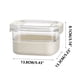 thumbnail image 2 of Puntoco Liquidación de suministros de cocina Frasco sellado para almacenar granos, cereales y granos diversos en la cocina Caja de plástico transparente de calidad alimentaria para bocadillos, pro, 2 of 2