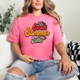 thumbnail image 2 of Sweet Summer Time Floral Ice Cream, Crunchberry Comfort Colors T-Shirt, Large, 2 of 3