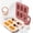 Pink, variant on Silicone Baby Fruit Feeders with Freezer Tray for Batch Prep, Set of 2 Safe & Convenient Includes Extra Pouches & Travel Lids, Dishwasher Safe, Pink