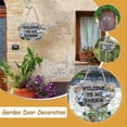 thumbnail image 2 of decor hanging,Welcome Door Wall Welcome Sign Wedding Door Sign Resin Spring Sign Sign Home Decor, 2 of 8