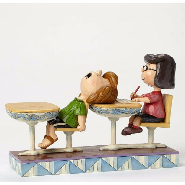 Jim Shore Peanuts School Days Marcie and Peppermint Patty Figurine