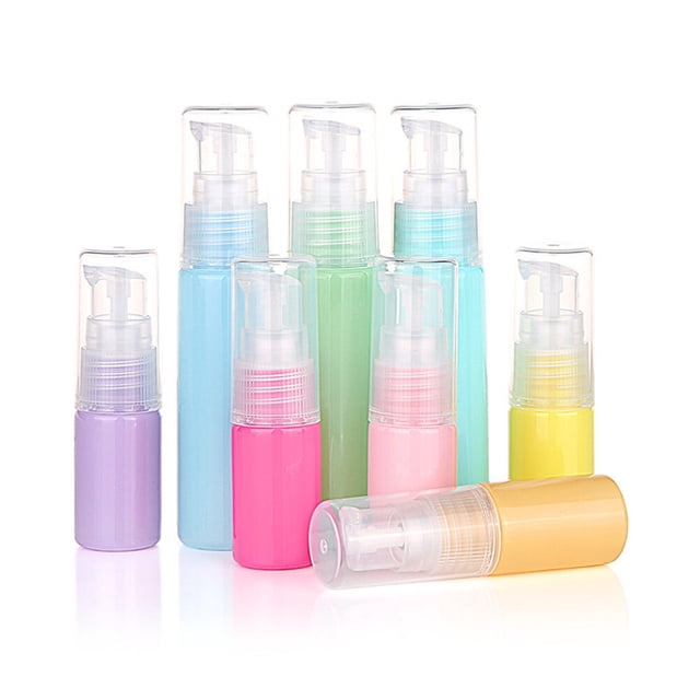 unbranded 12Ud Reutilizables Para Viaje Para Cremas Lociones Y Sérums En Colores Variados
