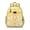 Yellow-36, variant on Artistic Elegant Classic Chic Aesthetic Student Backpack Adjustable Shoulder Straps Chest Strap Lightweight Durable Bookbag