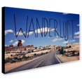thumbnail image 2 of Trademark Fine Art "Wanderlust Road" Canvas Art by Leah Flores, 2 of 3